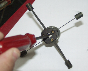 Removing the secondry mirror from the spider assembly