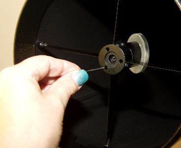 Adjusting the tilt on the secondary